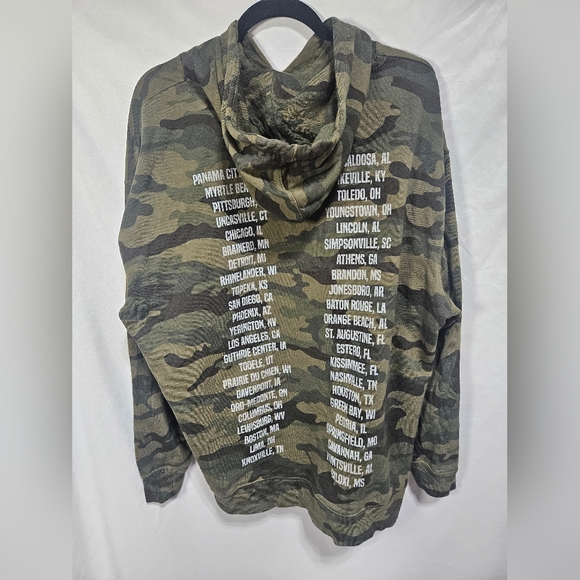 HARDY Tour Hoodie Camo Lightning Graphic Concert Merch Pullover Sweatshirt XL - Picture 3 of 7
